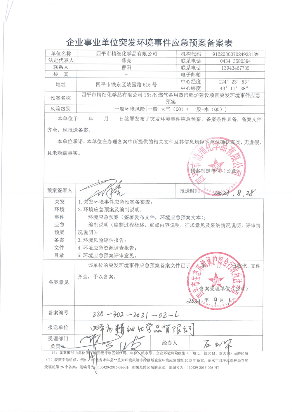 四平市新利18体育品牌解析有限公司突发环境应急预案备案信息公示-1.jpg